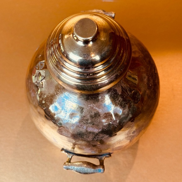 Vintage Brass Ginger Jar Vase 8” India Lid - Picture 4 of 6